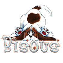 gif bisous chien